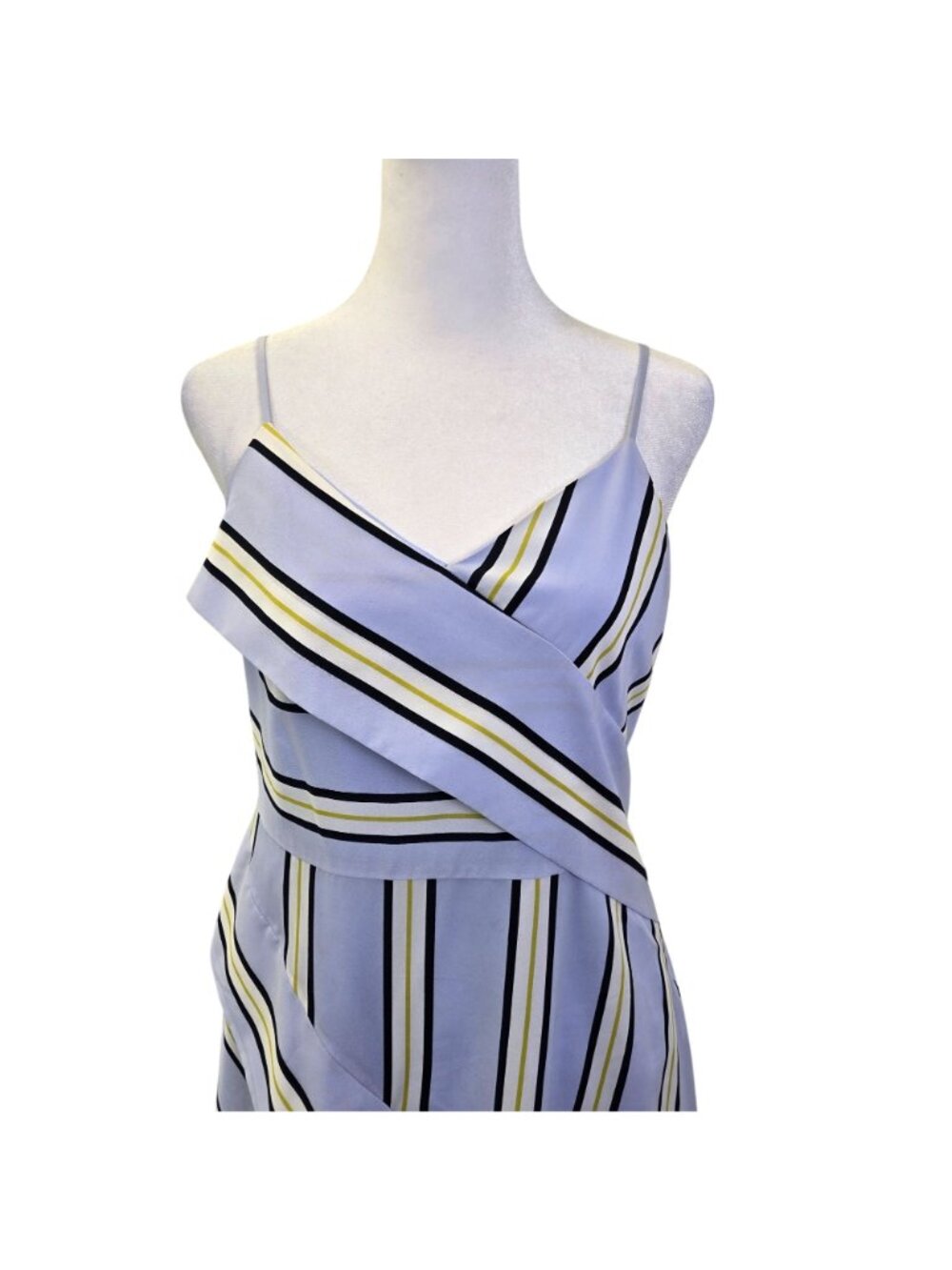 Banana Republic Asymmetrical Striped Fit & Flare Dress Size 4 - Picture 5 of 8